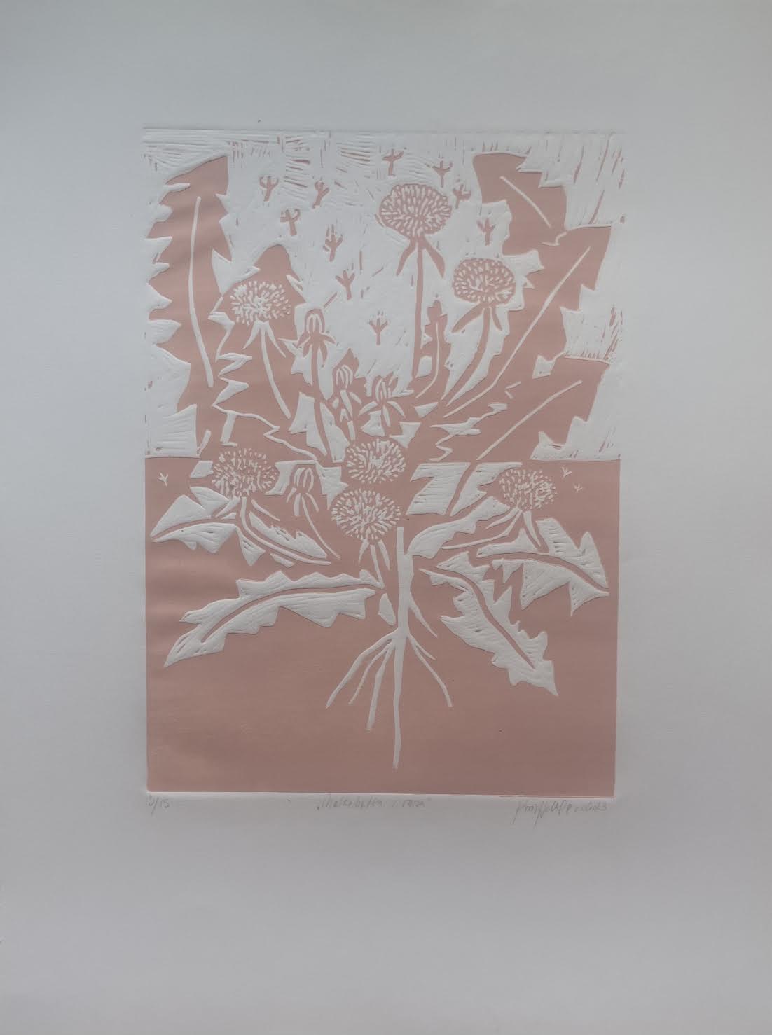 Mælkebøtter i rosa