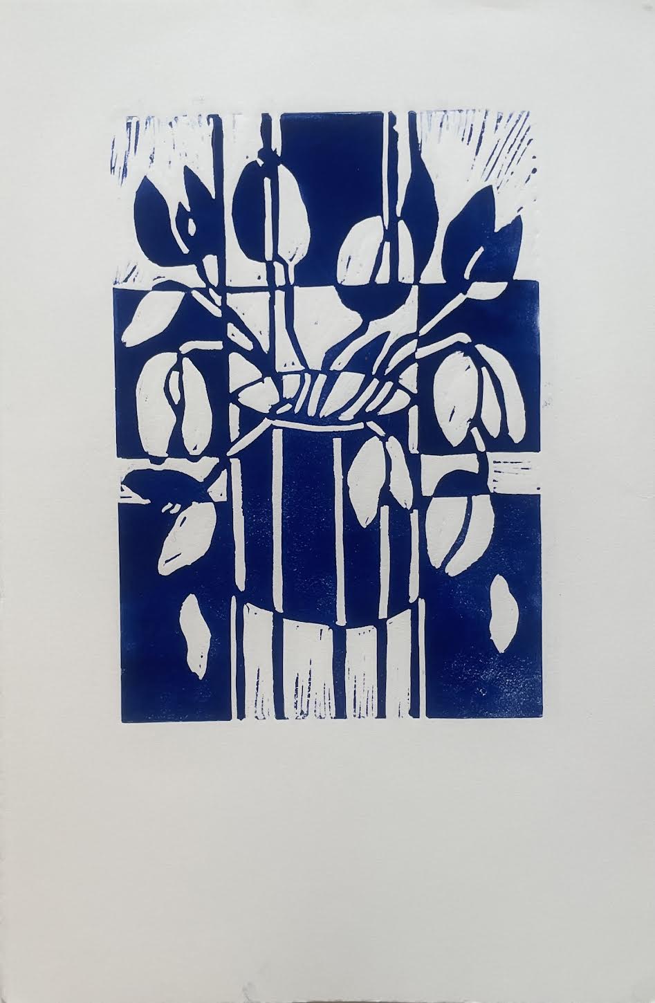 Tulipaner i ultramarin